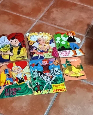 Cuentos infantiles troquelados antiguos
