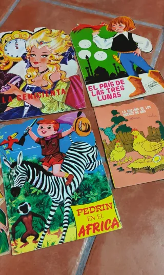 Cuentos infantiles troquelados antiguos