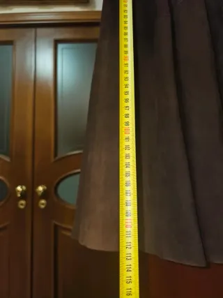 Cappotto vera pelle di renna marrone