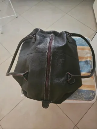 Cappotto vera pelle di renna marrone