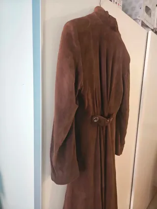 Cappotto vera pelle di renna marrone