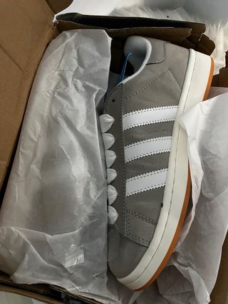 Zapatillas Adidas Campus Grises y Blancas