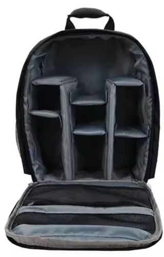 Mochila Cámara Fotográfica Negra/gris NUEVA