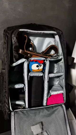 Mochila Cámara Fotográfica Negra/gris NUEVA