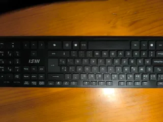 Teclado y Ratón Inalámbrico MSI Negro