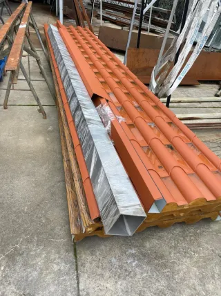 Chapa sándwich imitación teja