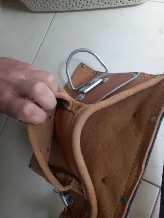 Cinturón de herramientas de cuero