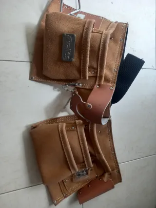 Cinturón de herramientas de cuero