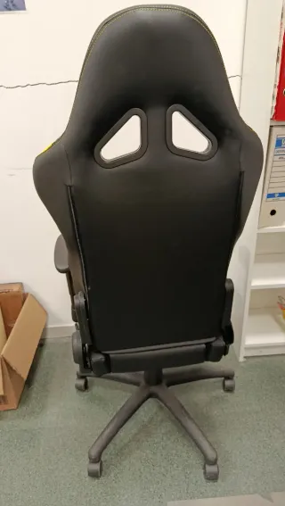 Silla Gamer OMP Racing Negra y Amarilla.