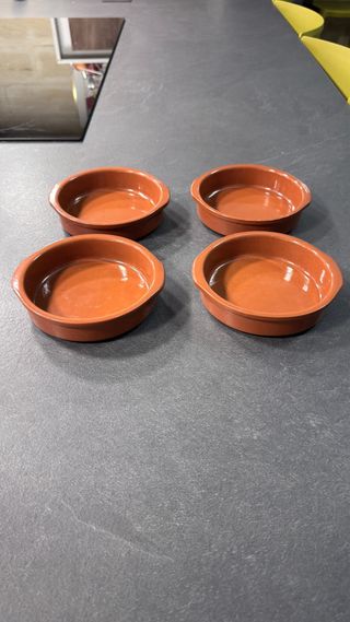Set 4 Tegamini Terracotta