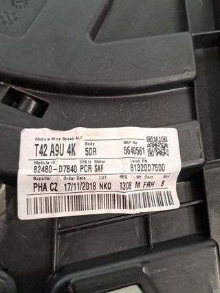 ELEVALUNAS DELANTERO DERECHO HYUNDAI TUCSON (5)