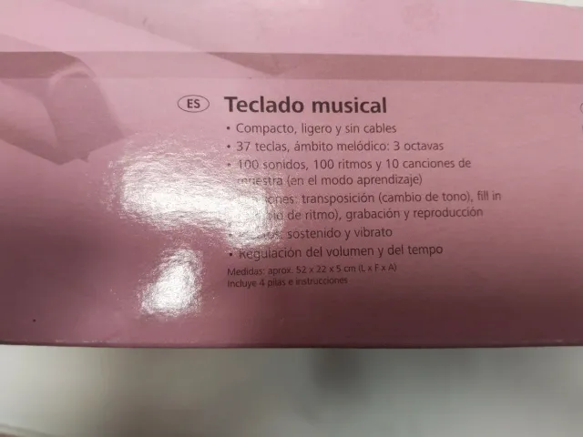 Teclado Musical Infantil 37 Teclas