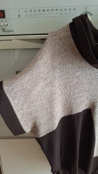 Poncho donna collo scialle taglia unica