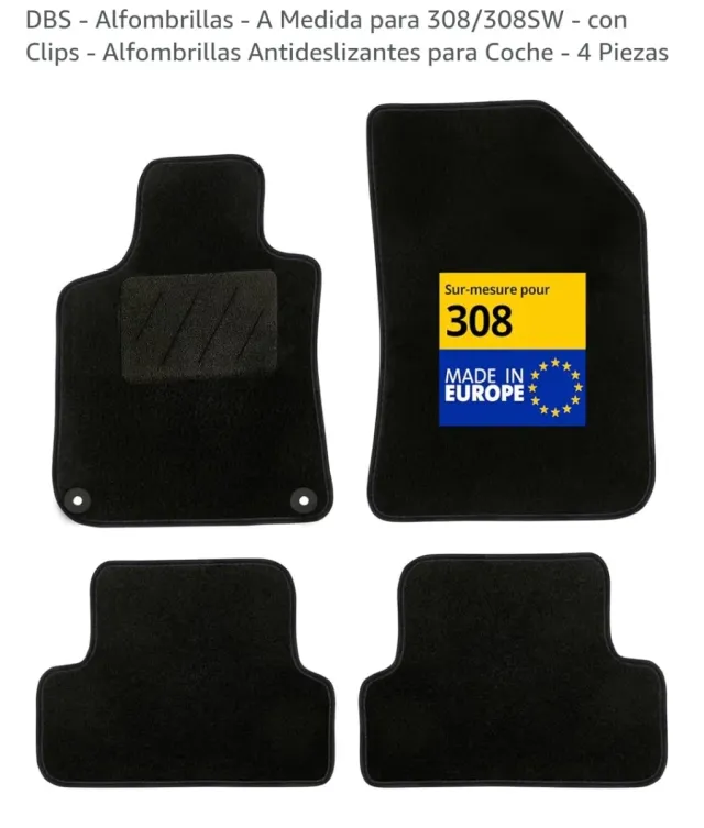 Alfombrillas a medida Peugeot 308/308SW