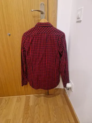 Camisa G-Star RAW cuadros roja y negra