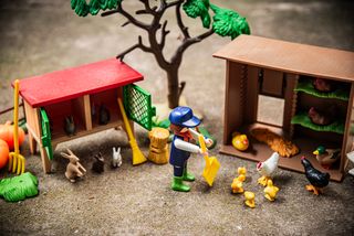 Playmobil ref. Granja Gallinero Conejeras