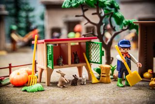 Playmobil ref. Granja Gallinero Conejeras