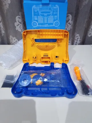 Carcasa N64 Amarilla y Azul Nueva