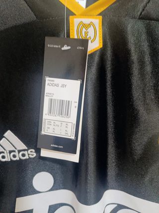 Camiseta RAUL 7 Negra y Amarilla Talla XL