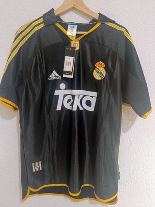 Camiseta RAUL 7 Negra y Amarilla Talla XL