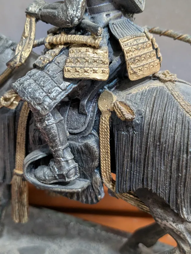 Statua di guerriero samurai giapponese