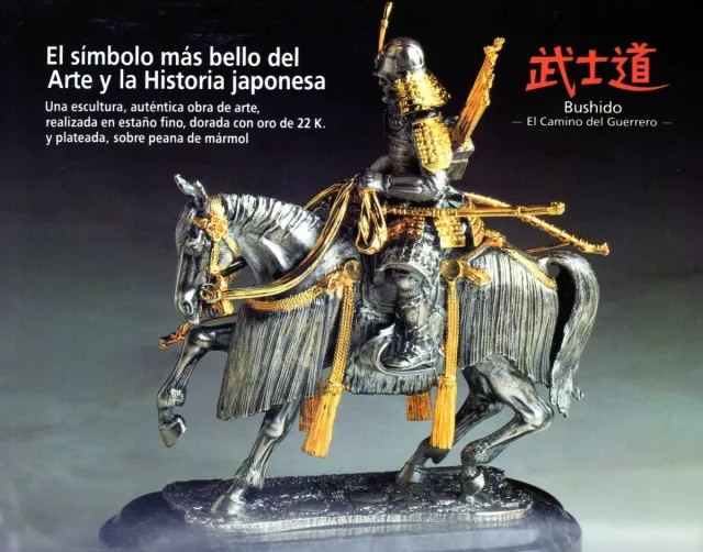 Statua di guerriero samurai giapponese