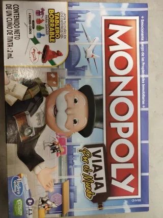 Monopoly Viaja por el Mundo - Juego de Mesa
