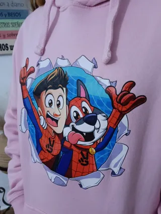 Sudadera con estampado de youtuber Arta