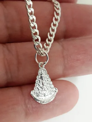 Pulsera Plata Ley Virgen Rocío Medalla