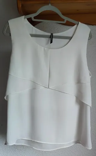 Blusa de tirantes anchos