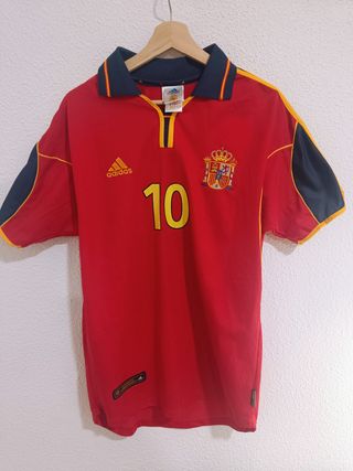 Camiseta Adidas España Nº10 Roja Talla L