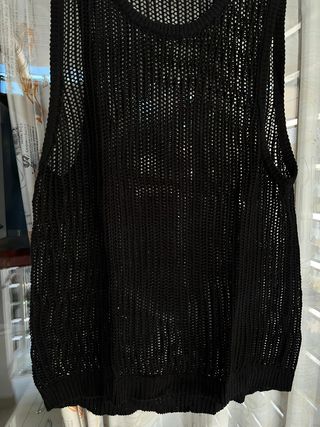 Camiseta tirantes transparencias