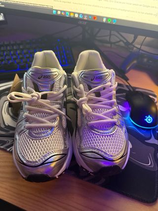 Asics Kayano 14 Plata/Blanco