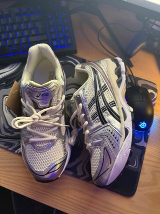 Asics Kayano 14 Plata/Blanco