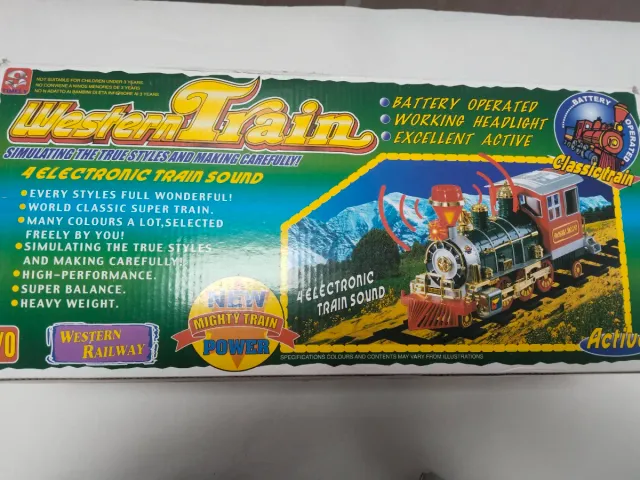 Tren eléctrico clásico Western Train