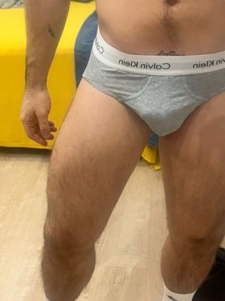 Calvin Klein slip Gris Blanca Talla S