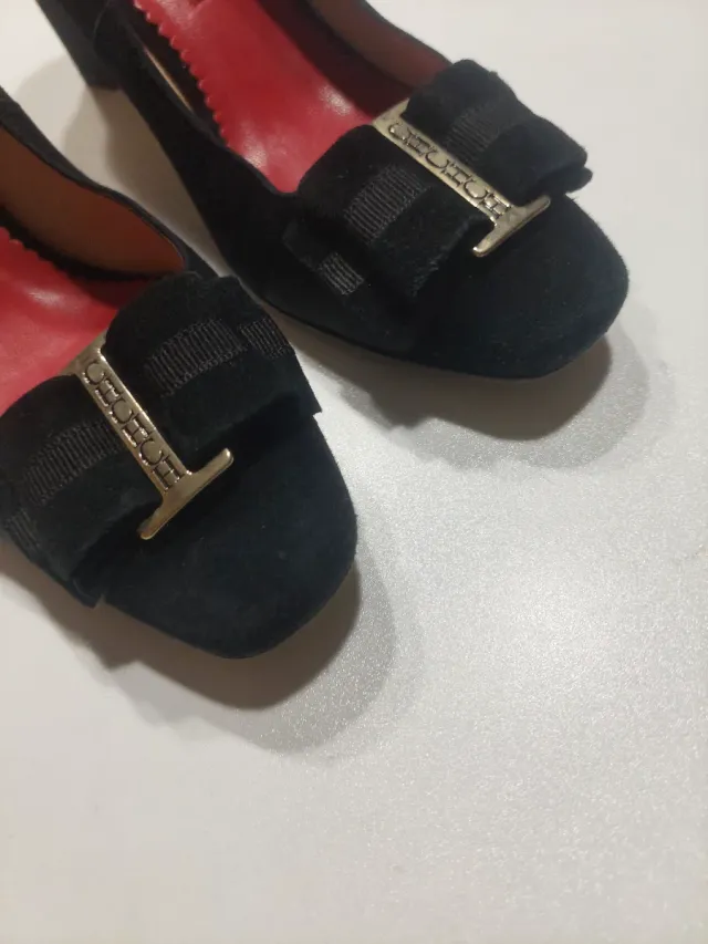 Zapatos Carolina Herrera Talla 37 Negros