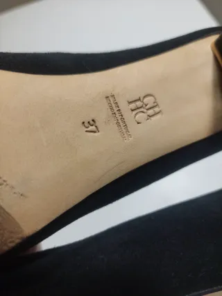 Zapatos Carolina Herrera Talla 37 Negros