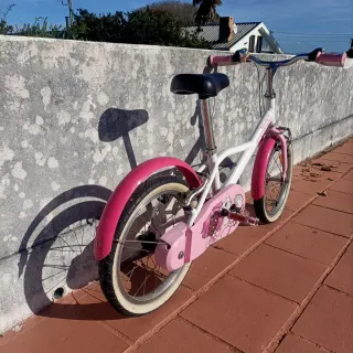 Bicicleta infantil menina rosa