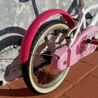 Bicicleta infantil menina rosa