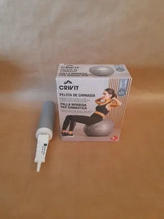 Pelota de Gimnasia Crivit + Inflador.