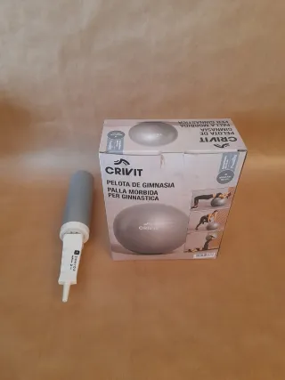 Pelota de Gimnasia Crivit + Inflador.