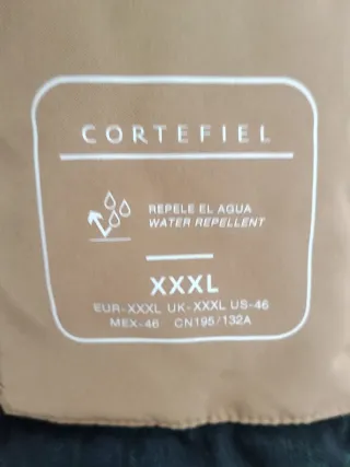 Chaquetón Cortefiel Beige Talla XXXL