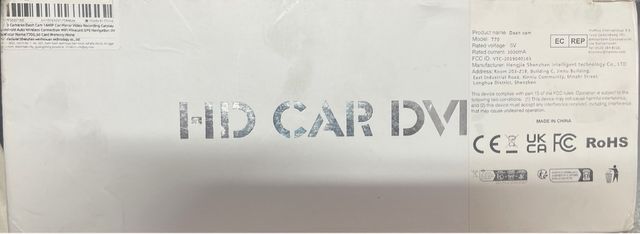 Dash Cam con GPS y Cámara Trasera