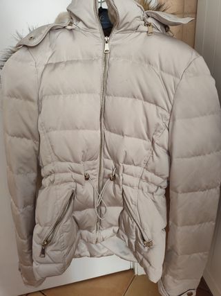 Chaqueta plumón Zara Beige