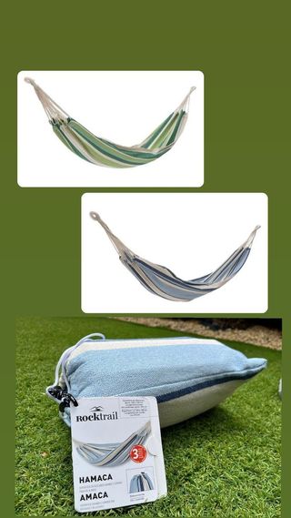 Amaca sospesa per giardino con sdraio