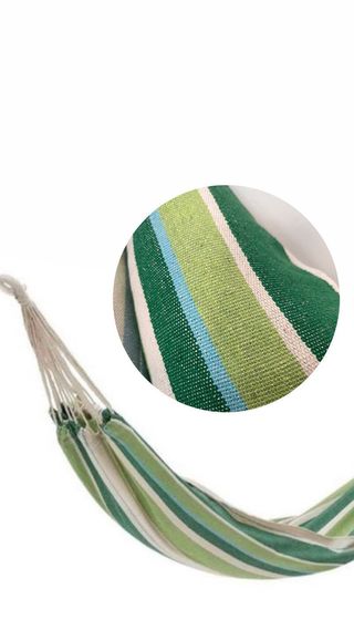 Amaca sospesa per giardino con sdraio