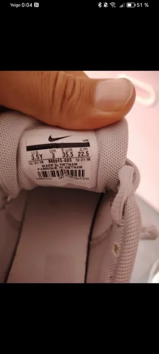 Zapatillas Nike Air Max Unisex Gris/Blanco