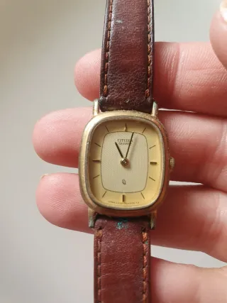 Orologio da polso donna vintage Citizen pelle
