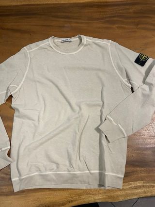 Felpa Stone Island Beige